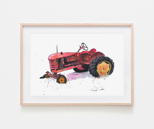 "Good Ol' Days" Vintage Tractor Collection Watercolor Prints (PROMO)